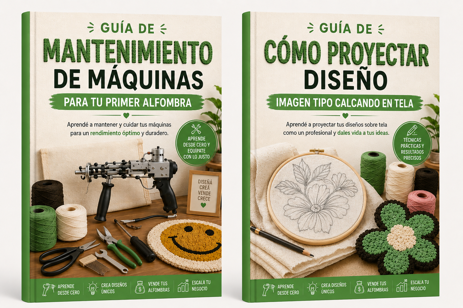 Tufting PRO - Guia Mantenimiento Maquina + Como Proyectar DIseño